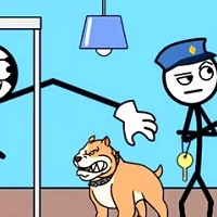 Stickman Troll: Thief Puzzle